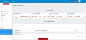 White Page - Tableau de bord