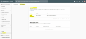 Google Search Console - Association
