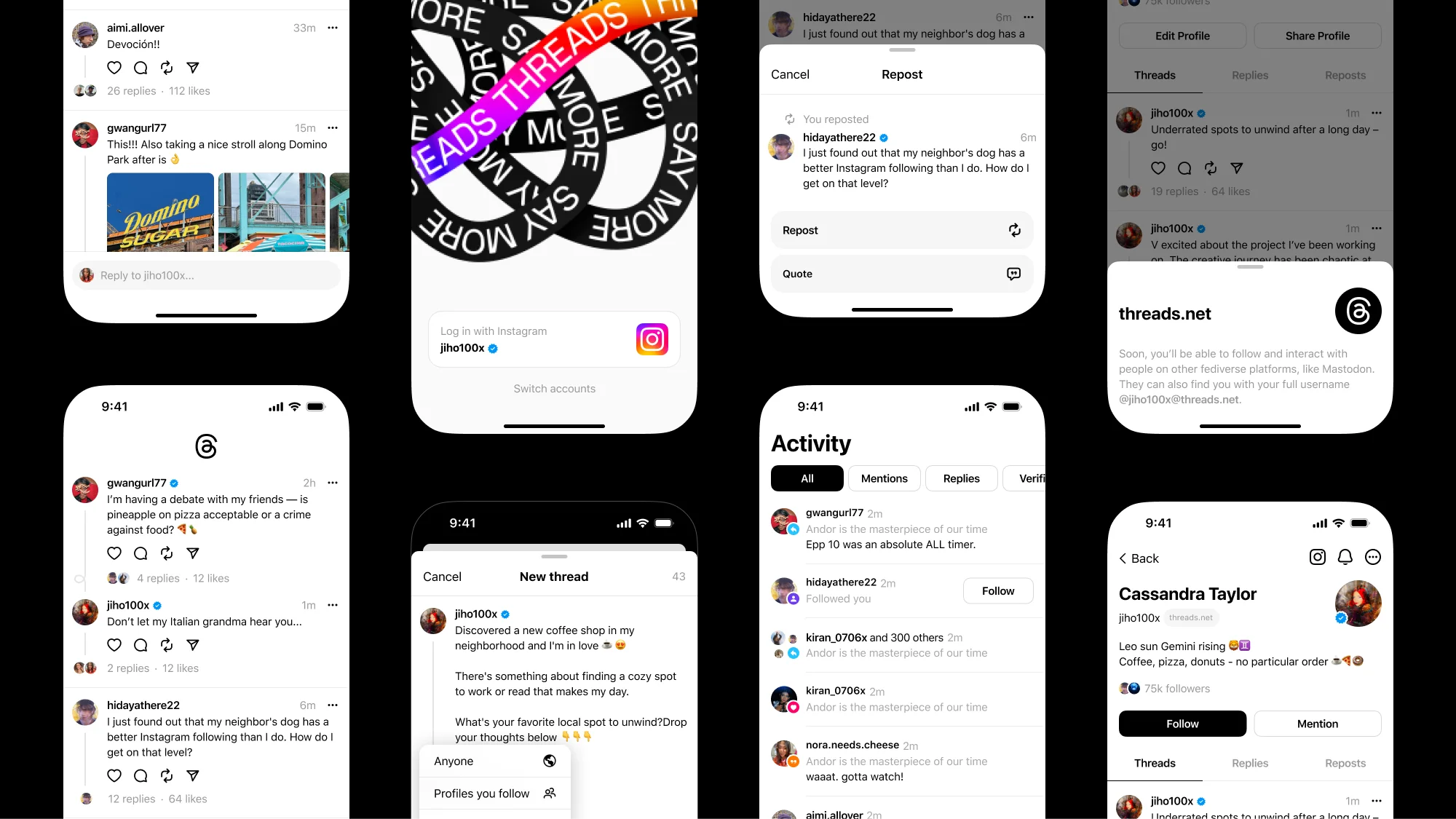 threads instagram officiel